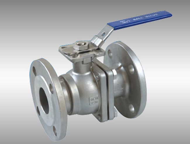 2-PC Flanged Ball Valve With Direct Mounting Pad(JIS)